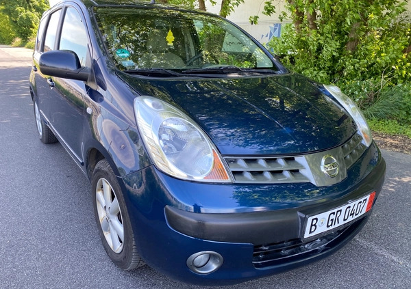 Nissan Note cena 11999 przebieg: 132500, rok produkcji 2006 z Obrzycko małe 466